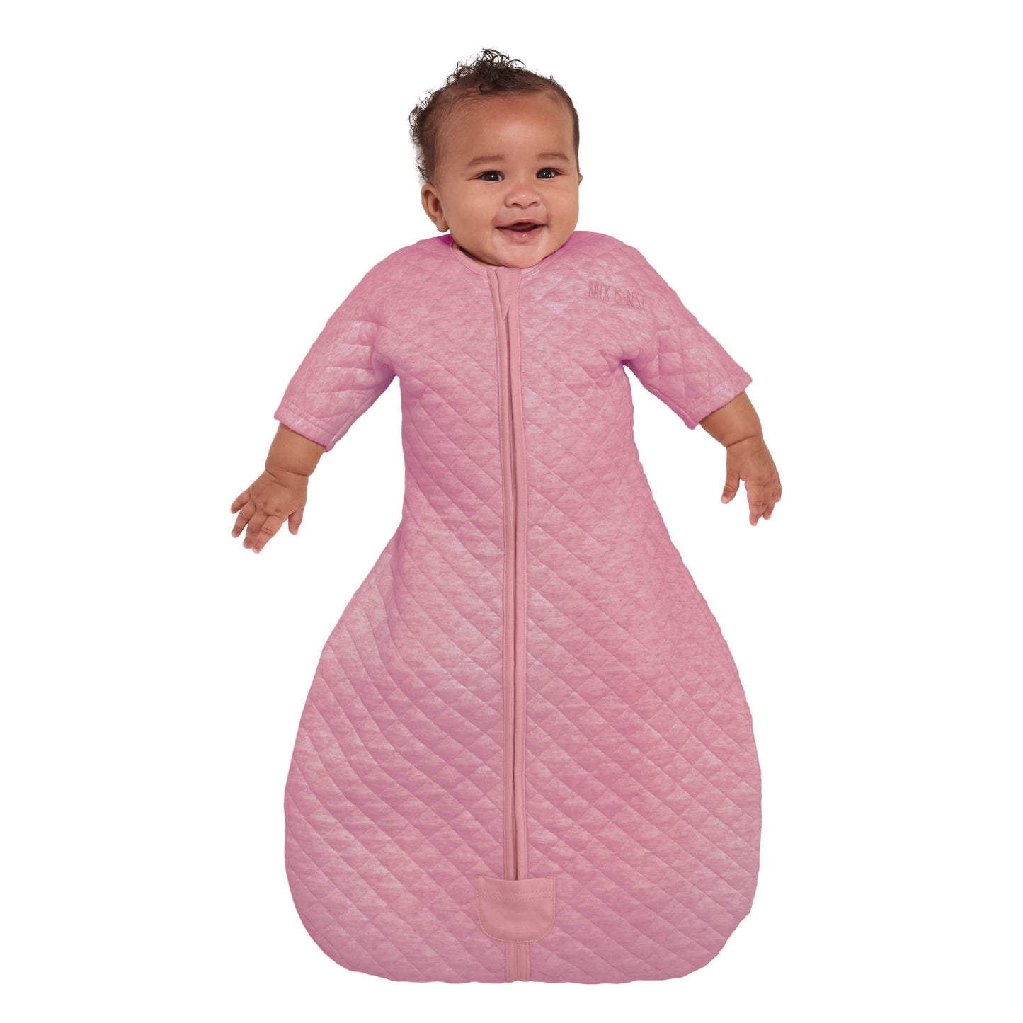 HALO Easy Transition Sleepsack Wearable Blanket, TOG 1.5, Heather Pink, Medium
