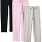 Hudson Baby Unisex Baby Cotton Pants and Leggings Light Pink Black, 18-24 Months