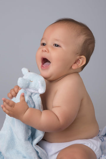 Angel Dear - Blue Elephant, Blankie