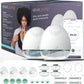 Elvie - Double, Wearable Breast Pump w/App - The Smallest & Quietest - Portable - Hands Free & Discreet - Automated with Four Pe