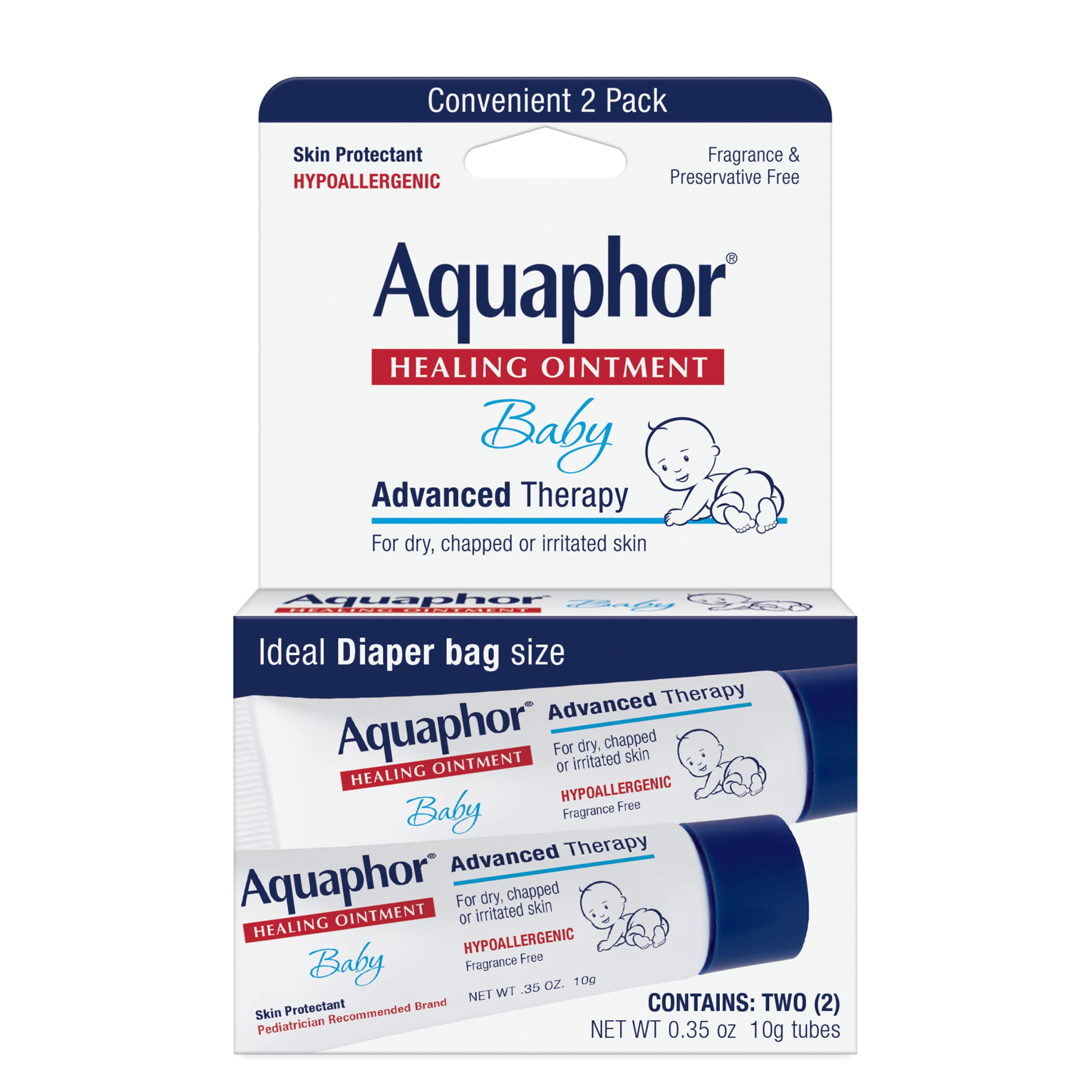 Aquaphor Baby Healing Ointment To-Go Pack - Advanced Therapy For Chapped Cheeks WBCBBB005FNR9ZG
