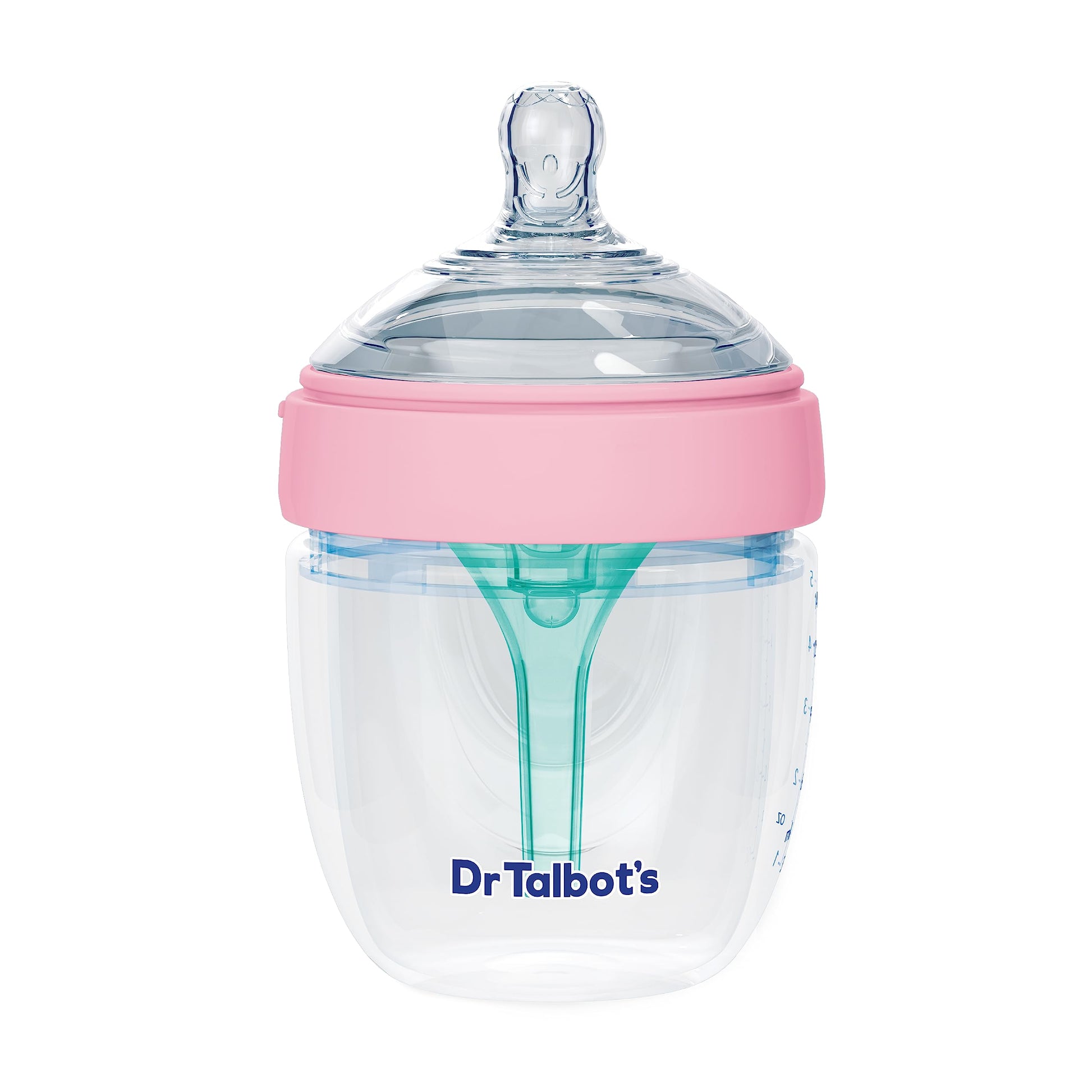 Dr. Talbot'S Silicone Anti-Colic Bottle - Self-Sterilizing Baby Bottle For Newborns - 5 Oz - Pink