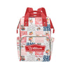 Noverbibi Custom Sports Baby Diaper Bag with Name - Personalized Nursing Travel Tote Backpack for Mom or Dad, Custom Name Baby D