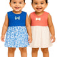 Love Wraps Baby Girls Cotton Frock Set  Pack of 2 PC Frock for Babies Style 10009 Printed, Multicolour