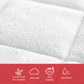 Changing Pad Liner Bassinet Liner Waterproof, Warm On Baby'S Back Terry Thick Cushion 3 Count (13'X26', White), Washable And R