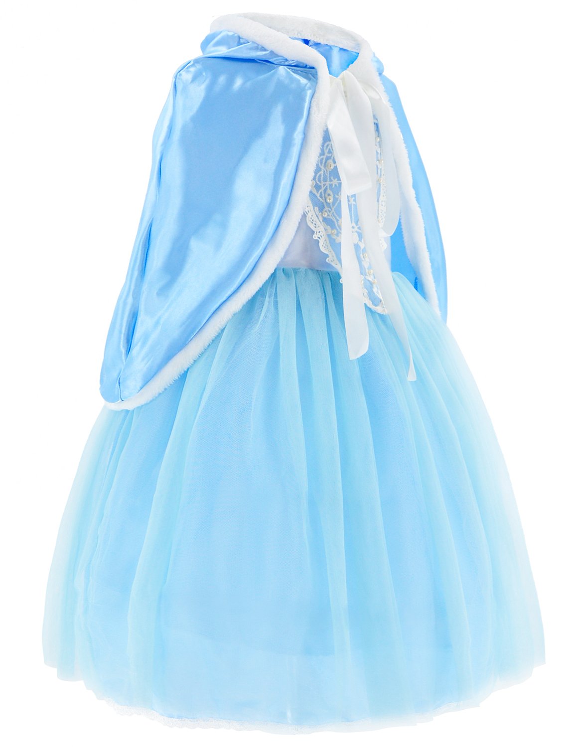 Princess Costumes Fancy Party Birthday,Christmas Dress Up For Little Girls With Accessories 3T 4T (110)