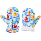 Kids Mittens Toddler Snow Gloves Fleece Child Ski Glove Waterproof Winter Mitten For Kids Boys Girls Surfing Dinosaur Mittens M