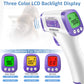 Ezthings Heavy Duty Thermometer Infrared Forehead High Caliber Sensor No Contact With Lcd Display For Medical Offices, Hospitals
