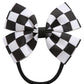 Fancheer Baby Girls Racing Checkered Flag Bow Headband Infant Toddler Birthday Party Hair Accessories