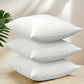 Kuber Industries Pack of 3 Soft Microfiber Sofa Cushions 16 inch x 16 inch | Decorative Sofa Pillows for Car & Couch | Perfectly