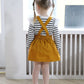 Younger Star Toddler Baby Girl Fall Outfits Long Sleeve T-Shirt Top Suspender Skirt Overalls Toddler Girls Clothing Sets(2-3T,Ye