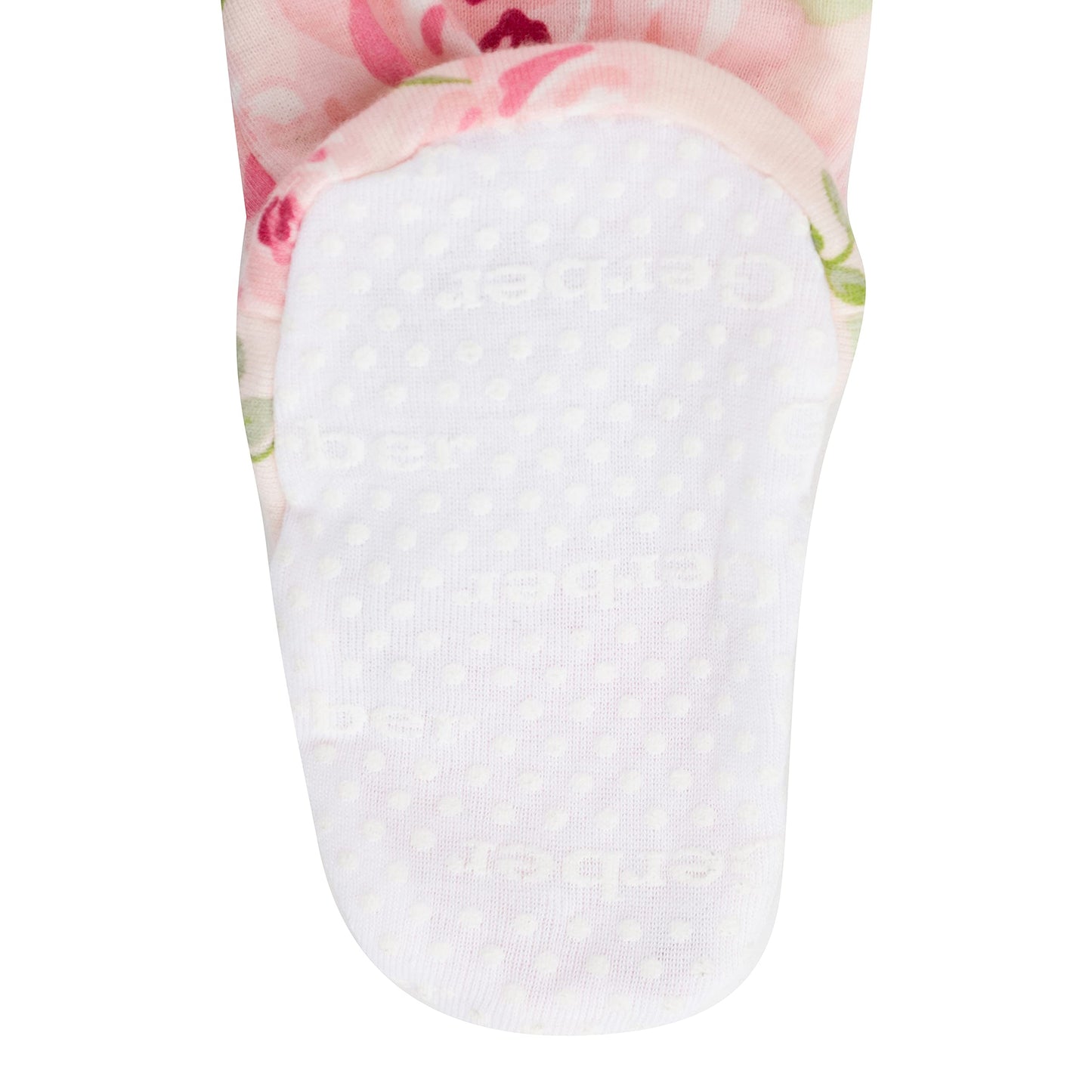 Gerber Baby Girls' 2-Pack Footed Pajamas, Pink Rose, 24 Months