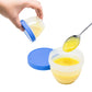 Youngever 18 Sets Baby Food Storage, 4 Ounce Baby Food Containers With Lids, 9 Coastal Colors, With Lids Labels