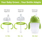 Anpei Sippy Cup Soft Spout Transitional Nipple Kit Bundle Compatible With Comotomo Baby Bottles, 5 Oz And 8 Oz | Value Bundle 2