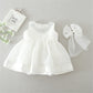 Coozy Baby Girl Dress Christening Baptism Gowns Flower Girl Special Occasion Dress (18M(16-20Months), Ivory)