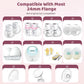 Flange Sizing Kit With 10Pcs Flange Inserts 13/15/17/19/21Mm And Nipple Measurement Tool For Flanges, Silicone Breast Pump Flang