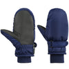 American Trends Toddler Winter Gloves Snow Mittens For Kids Girls Boys Waterproof Ski Mitten Warm Fleece Glove Pure Navy M