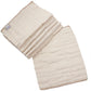 OsoCozy Organic Cotton Prefold Cloth Diapers Traditional Fit Small 4x8x4 Layering (6pk) - Super-Soft, Thick, Absorbent and Durab