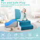 Todiby 4-Pieces Climbing Toys For Toddlers: Pu Leather - Soft Play Climbing For Toddlers - Foam Climbing Blocks For Crawling And