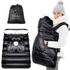 Orzbow Winter Baby Carrier Cover with Detachable Hood, Waterproof & Windproof, Universal for Carriers & Waist Stools, Baby Bunti