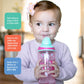 Nuby Thirsty Kids No-Spill Flip-It Printed Boost Cup With Thin Soft Straw - 12Oz, 18+ Months, 1 Pack Print May Vary