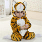 Qzerplay Unisex Baby Halloween Costumes Cartoon Outfit Homewear Tiger 100