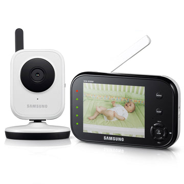 Samsung Sew-3036W Babyview Baby Monitoring System Ir Night Vision Zoom 3.5 Inch