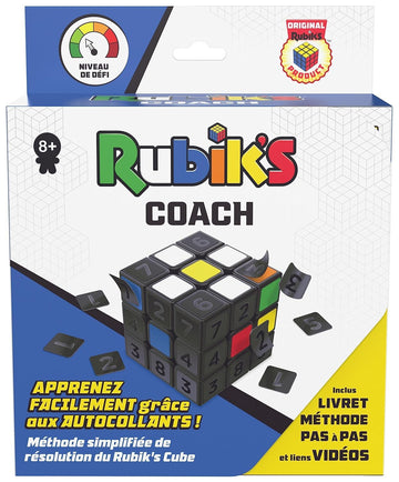 RUBIKS Cube Coach 3X3 - Puzzle Game for Adults and Children - Magic Cube - 3x3 Puzzle - Learning Puzzle - Colour Matching - Edu