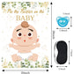 Sietdeseo Pin The Pacifier On The Baby Game - 48 Pcs Stickers, Large Eucalyptus Poster For Kids Birthday, Baby Shower Party Supp