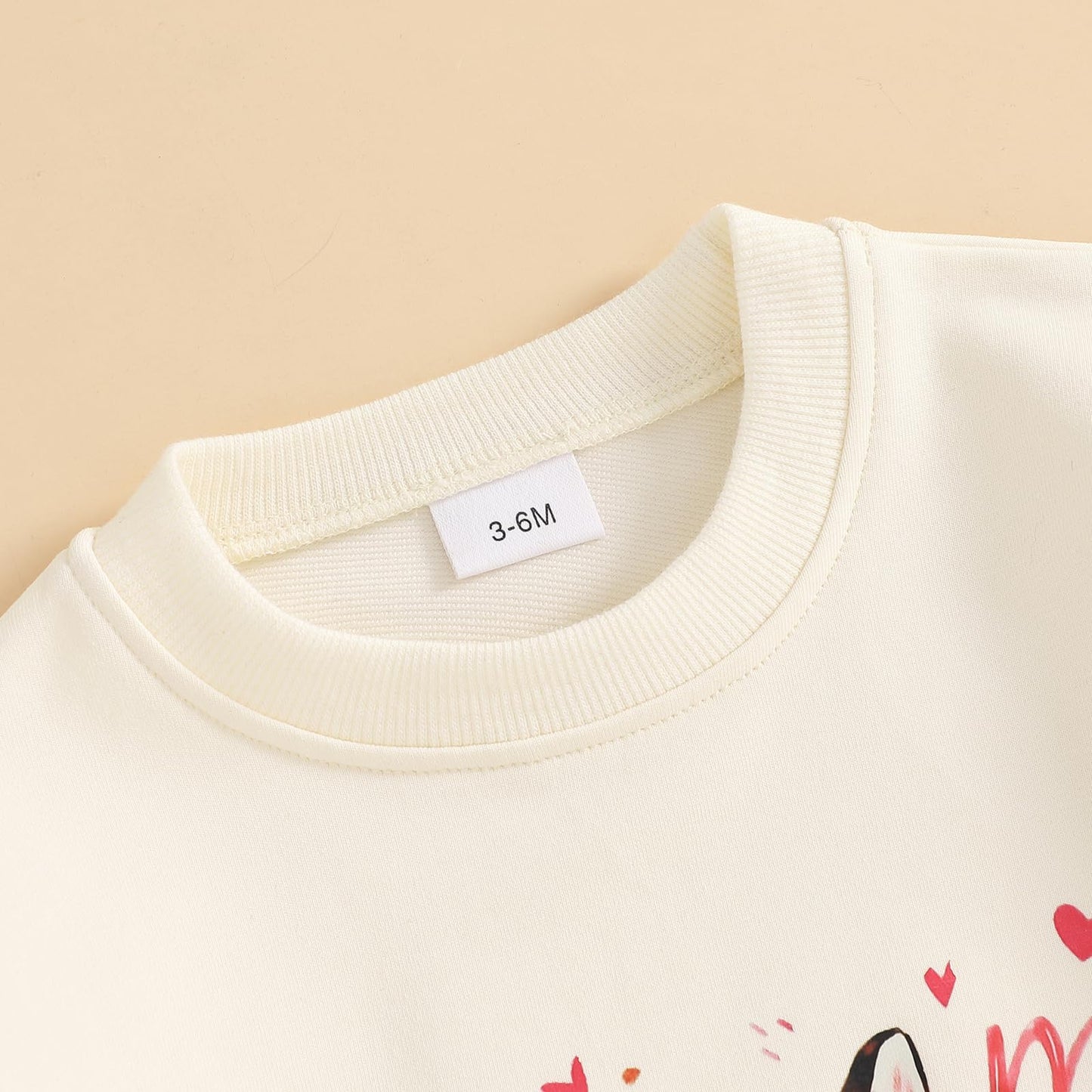 My First Valentines Day Baby Girl Outfit Love Sweatshirt Romper Long Sleeve Bubble Onesie Cute Valentines Day Baby Girl Outfit (