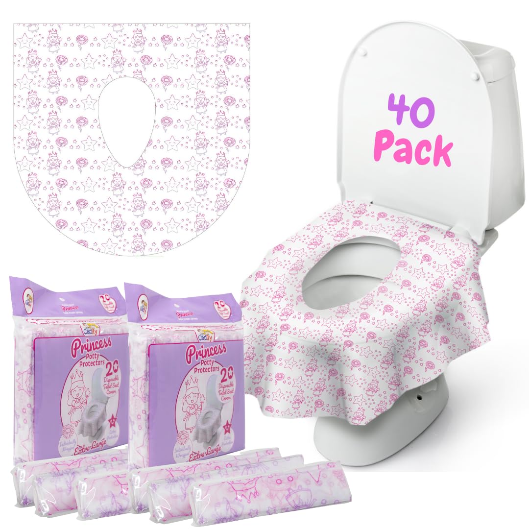 Cadily Potty Protectors Disposable Toilet Seat Covers For Kids  Disposable Potty Seat Covers  Finally A Toilet Seat Cover That C