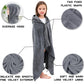 Hiturbo Kids Hooded Fleece Towel: Soft Plush Pool Beach Towel Wrap - 50'X30' Toddler Bath Blanket For Boys Girls 3-12 Years (G