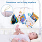 Richgv Baby Books Toys 6-12 Months, 2 Packs Interactive 3D Baby Cloth Books, Newborn Toys Gifts, Touch and Feel Crinkle Books, M