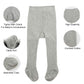 Century Star Baby Tights For Girls Soft Cotton Infant Leggings Toddler Solid Knit Socks Warm Stockings Newborn Pants 2-White Bla