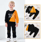 3T Boy Clothes 2T Toddler Boy Clothes Fall Winter Outfits Cotton Color Block Sweatshirt Long Pants Cute Baby Boys Clothes Set 2