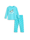 Amazon Brand  Symbol Girls Cotton Mix Pajama Set Pack of 2 (JHAW19GSW050_Multicolor 3_56 Years)