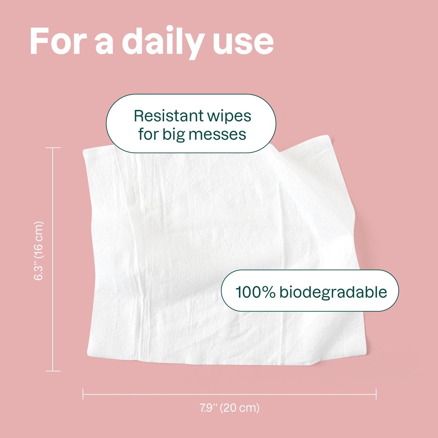 Attitude Biodegradable Baby Wipes, Plant Based Unscented Diaper Wipes For Babies And Newborn, Dermatologically Tested, Vegan, 72