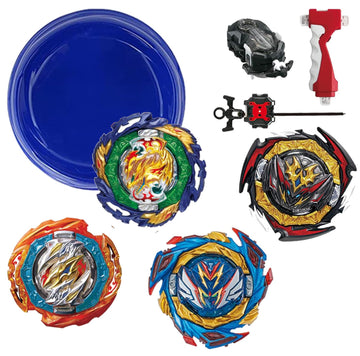 Asvexkw Battling Tops Burst Toy Game 4 Set Spinning Tops 2 Launchers Battle Battling Tops Set Great Birthday Gift For Children K