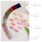C  Llot 40Pcs Mini 1.2' Grosgrain Ribbon Snap Clips - Tiny Fine Thin Hair Bows In Pairs For Baby Girls, Toddlers, And Infants