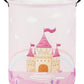 TIBAOLOVER Pink Castle Kids Laundry Basket Baby Hamper Toy Storage Bin for Boys Room Decor Baby Nursery Gift Baskets