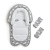 Munchkin Brica Xtraguard Head Support & Strap Cover For Baby Car Seats With Silver-Ion Technology, Mountains