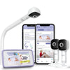 HUBBLE CONNECTED SkyVision Pro Twin AI-Enhanced HD Smart Baby Monitor, 2 Cameras, Parent Unit, Mounts, Smart Rollover & Cry Dete