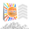 Guawubiang Pacifier Hunt Sign, Mini Pacifiers Baby Shower Game Set, 50Pcs White Mini Pacifiers Decor For Baby Shower, Colorful T