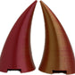 2X Demon Horns For Headset/Cosplay - Made In Usa - 20 Colors (Dual Red/Orange)