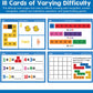 Libima 318 Pcs Math Counting Cubes Building Cubes Set with Stem Cards Linking Cubes Counting Blocks Manipulatives Math Preschool