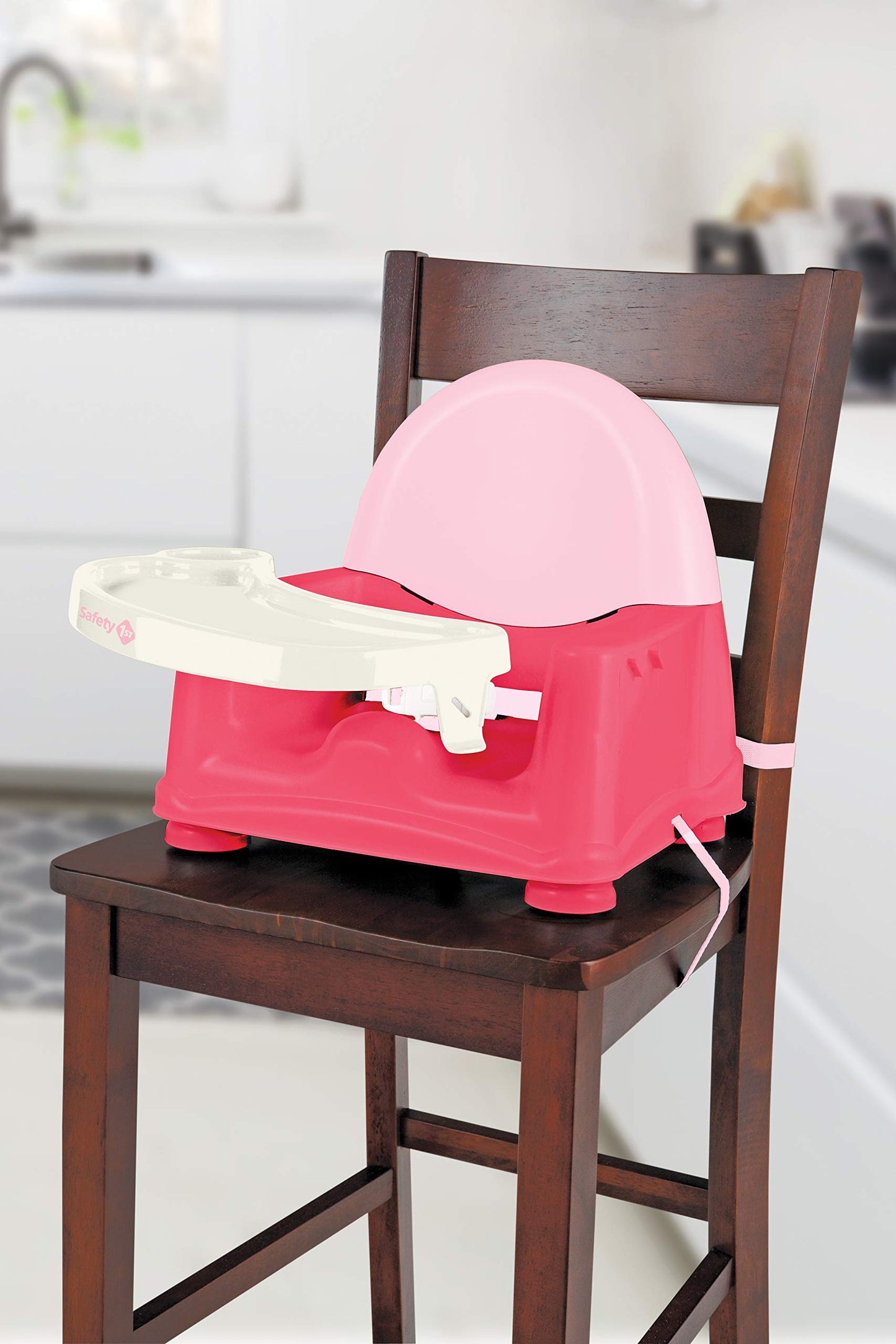 Safety 1St Easy Care Swing Tray Feeding Booster, Coral Crush, One Size