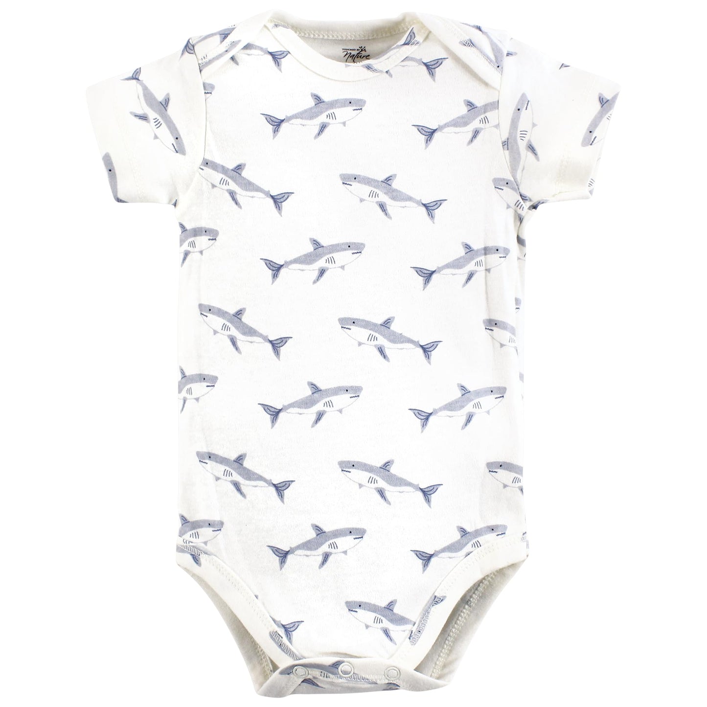 Touched By Nature Unisex Baby Organic Cotton Bodysuits, Mystic Sea Creatures, 12-18 Months