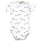 Touched By Nature Unisex Baby Organic Cotton Bodysuits, Mystic Sea Creatures, Preemie