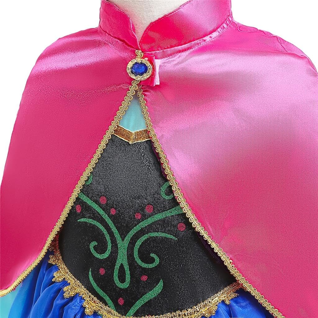 Dressy Daisy Toddler Little Girls Ice Princess Sister Costume Dresses Birthday Halloween Christmas Fancy Party OutfitSize 5