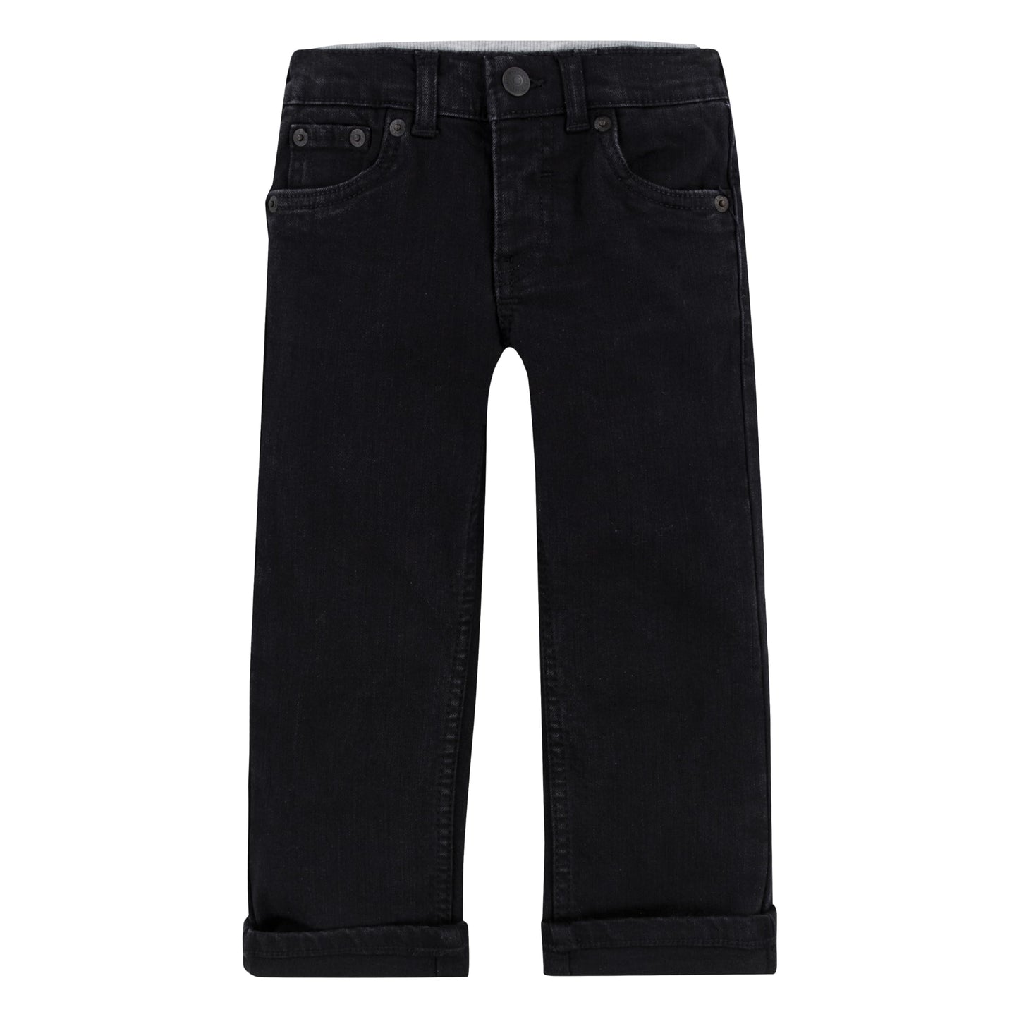 Levi'S Baby Boys' And Toddler Pull On Jeans, Black Stretch/Straight, 5